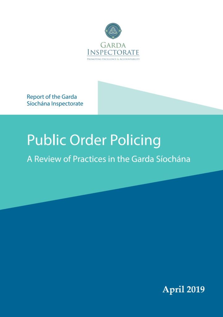 Cover Page of Public Order Policing Report - Click to read