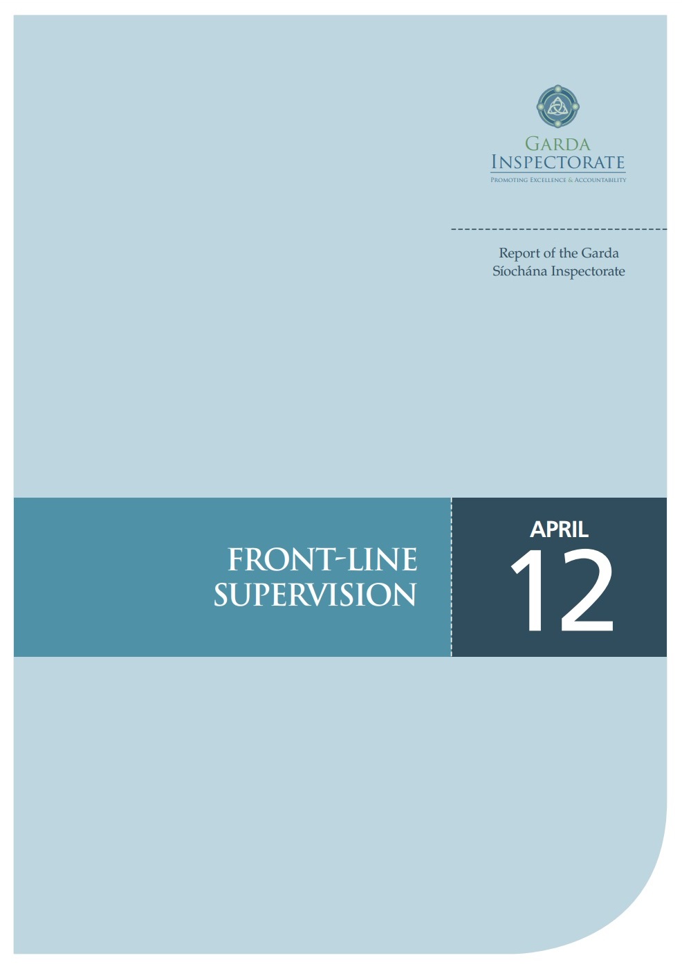 Cover of Front-line Supervision Report. Click to Read