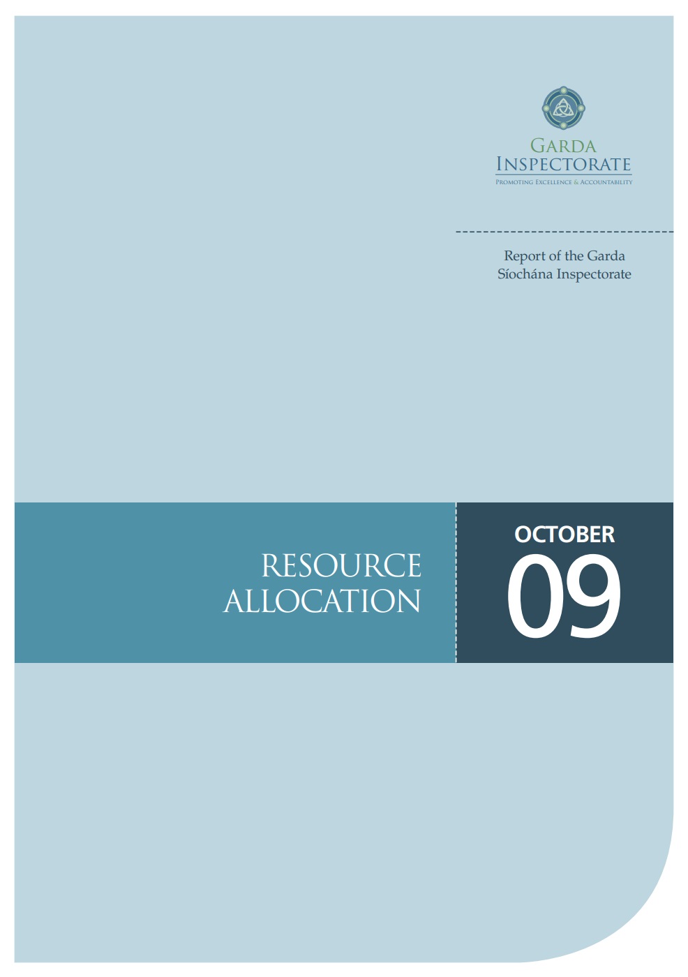 Cover of Resource Allocation Report. Click to open report.