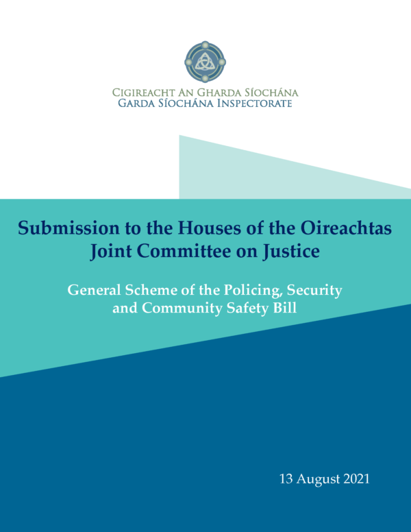 Cover page of the submission to the Justice Committee. click to open document.