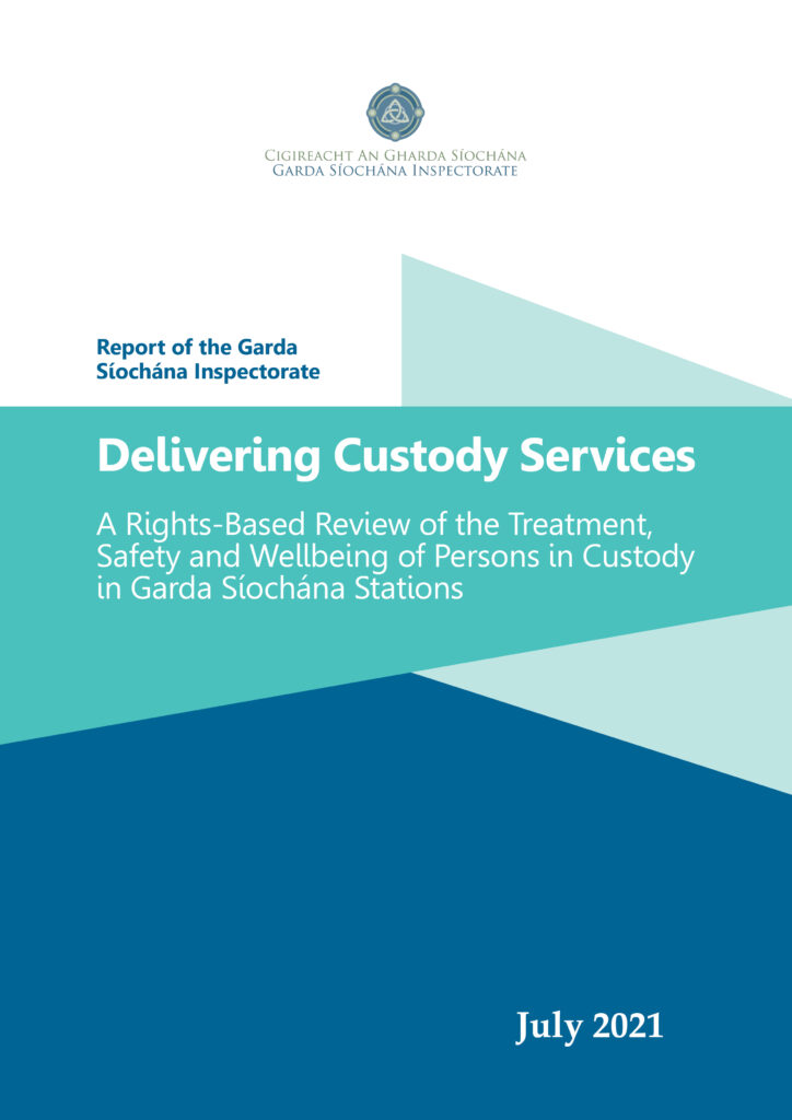Cover page of Delivering Custody Service Report. Click to open.